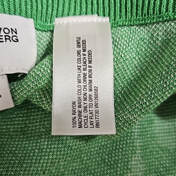 DVF for Target Women's High Waisted Ginkgo Green Sweaterknit Flare Pants XXL NWT - Picture 6 of 6